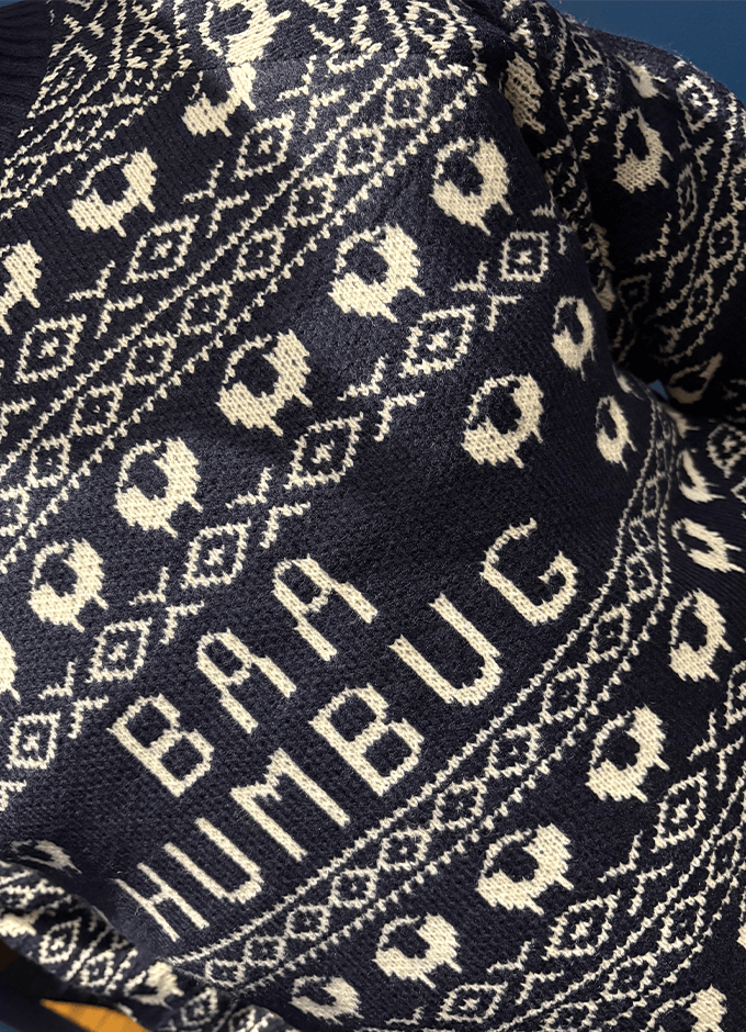 Baa Humbug Jumper | Navy