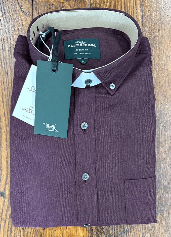 Rodd & Gunn | Barrhill LS Shirt | Mulberry