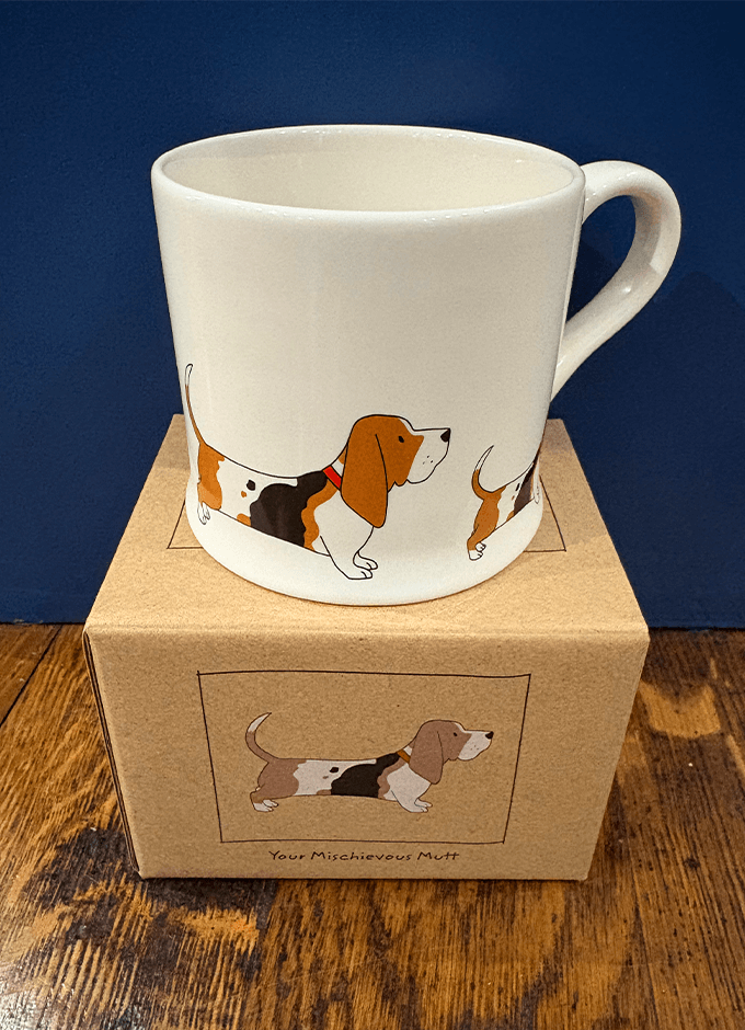 Sweet William | Dog Mug | Basset Hound