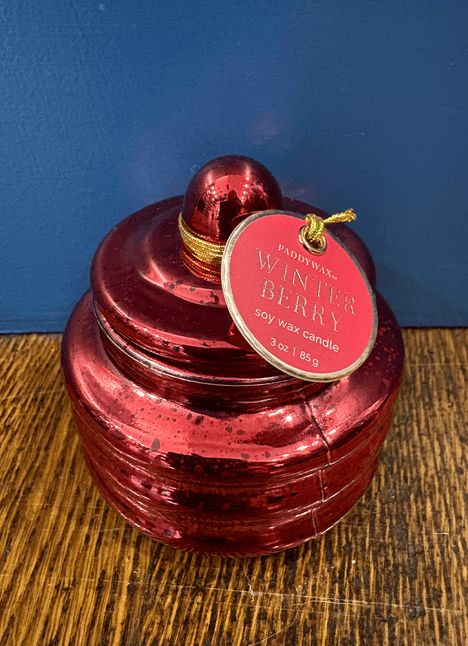 Beam 3oz/85g Glass Candle Red | Winter Berry