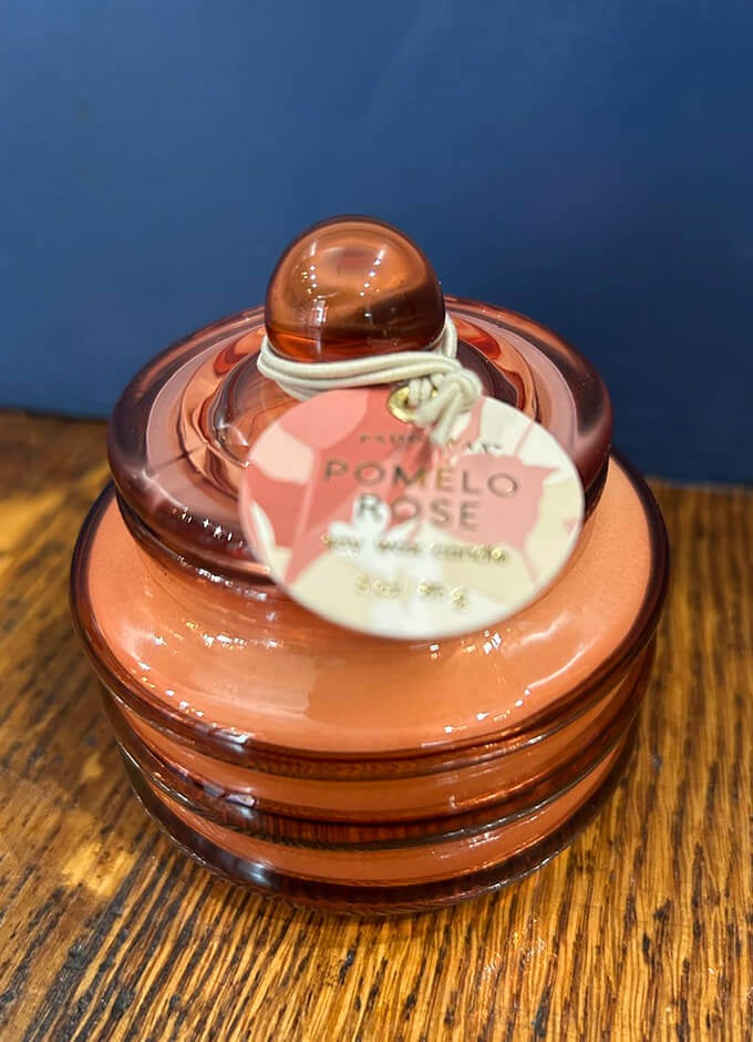 Beam 3oz/85g Glass Candle Red | Pomelo Rose