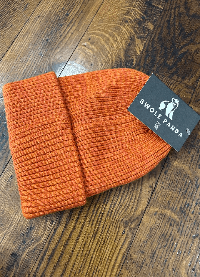 Organic Cotton Beanie | Burnt Orange
