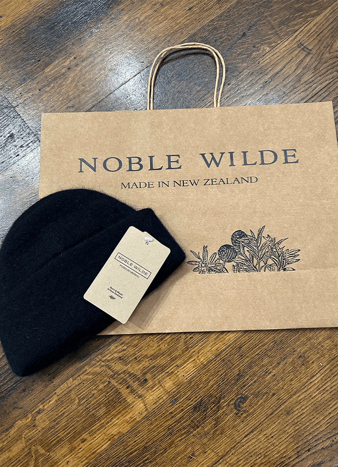 Possum Wool Beanie | Black