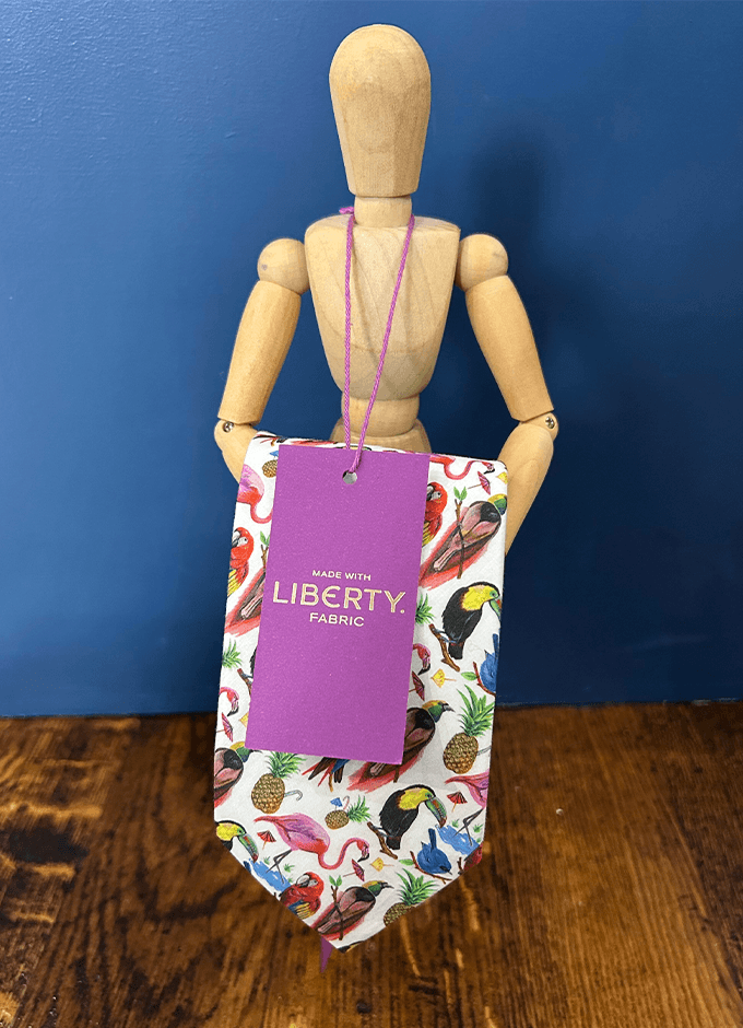 Tie | Birds Of Paradise | Made with Liberty Fabric