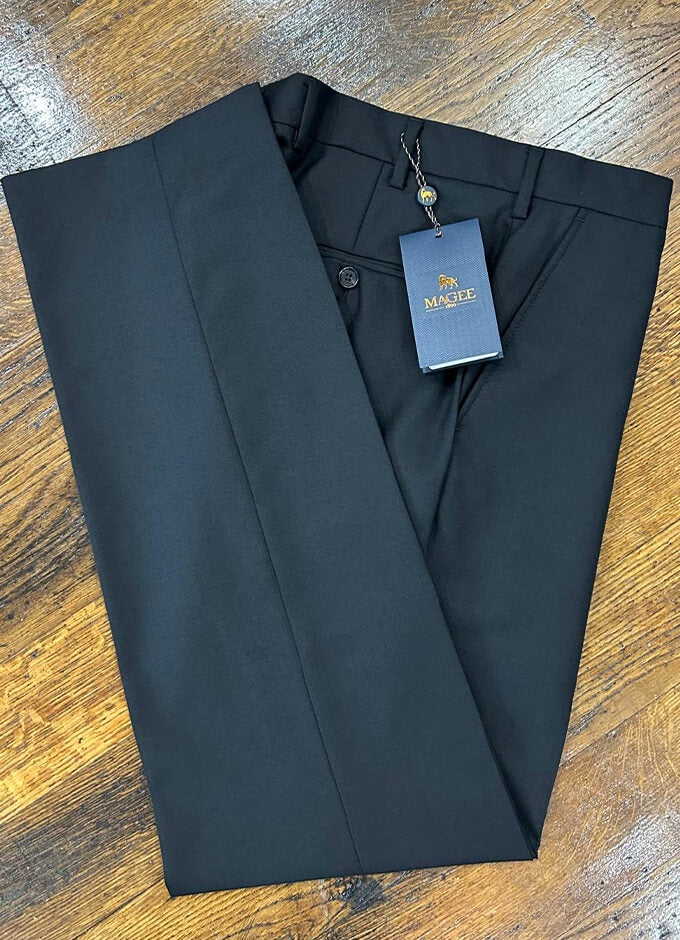 Magee Mix n Match Black Suit Trouser