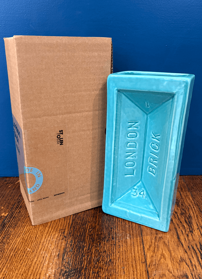 London Brick Vase | Teal