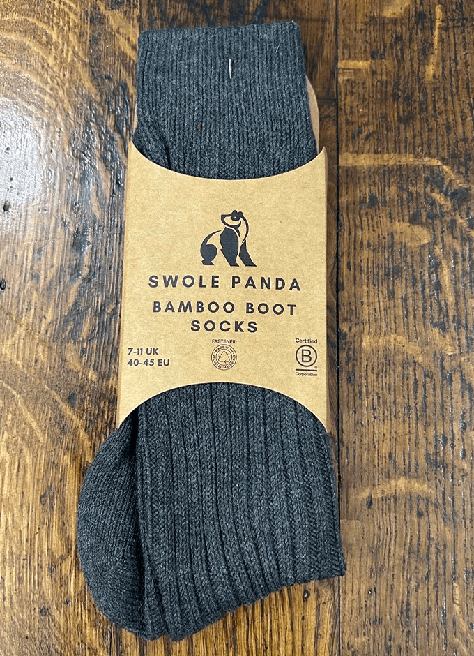 Bamboo Boot Socks | Marl Grey