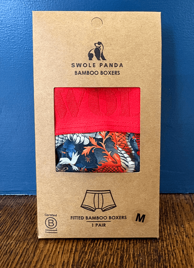Swole Panda Bamboo Boxers | Dragons