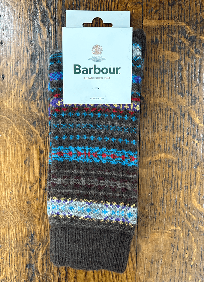 Boyd Socks | Chocolate Brown