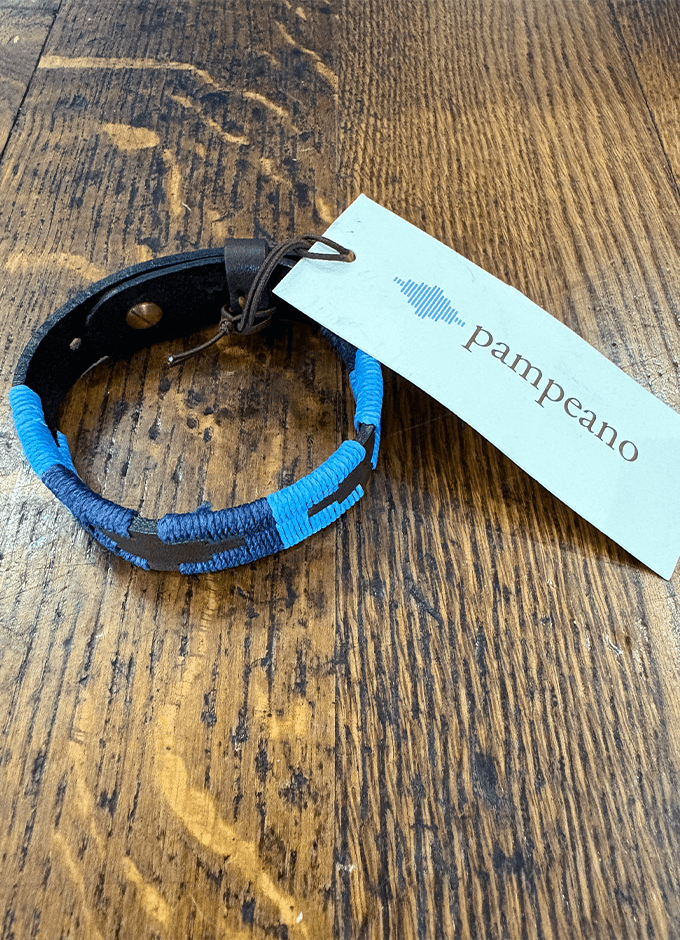 Leather Pampeano Polo Bracelet | Azules