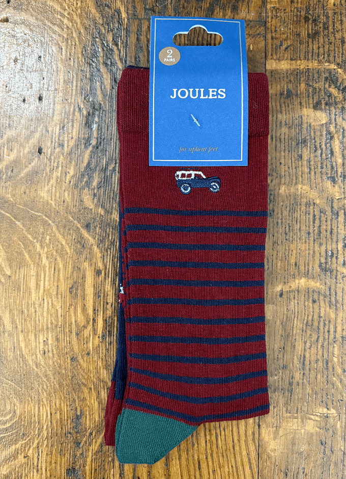 Socks | Kingsbury | Navy Red Cars