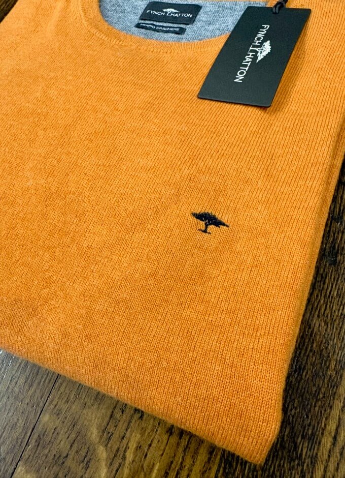 Merino Cashmere O-Neck Jumper | Sienna