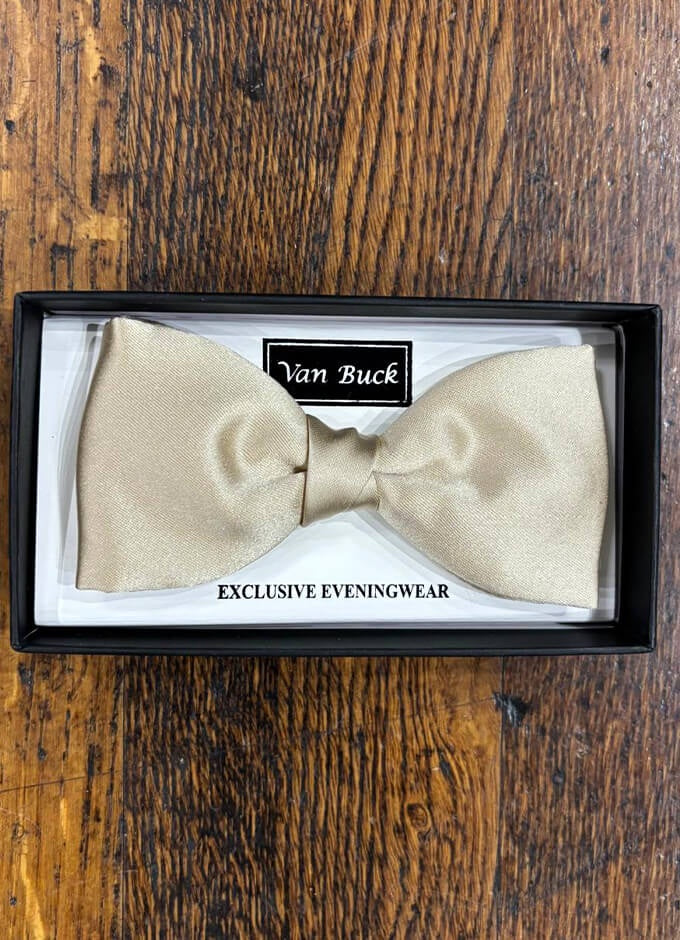 Bow Tie | Champagne Satin
