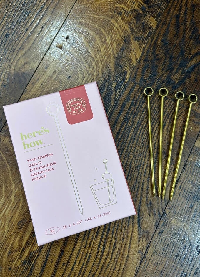 Owen Cocktail Picks | set of 4