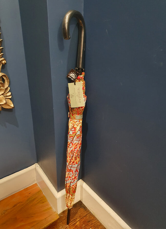 Kensington Strawberry Thief Crimson | Morris & Co