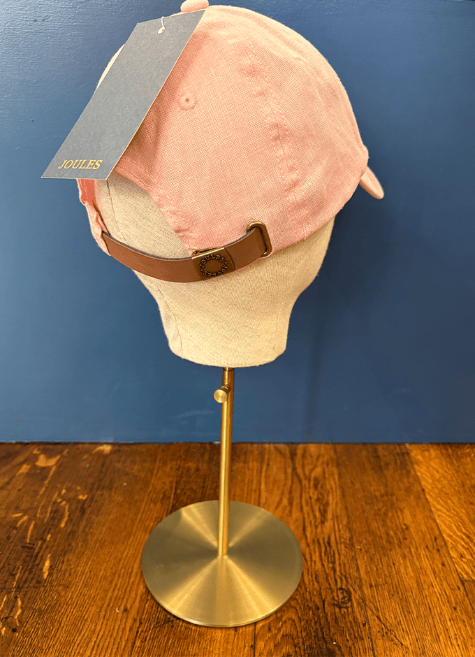 Ladies Daley Linen Baseball Cap | Pink
