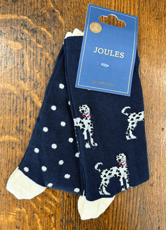 Socks 2 Pack | Dalmation| Navy