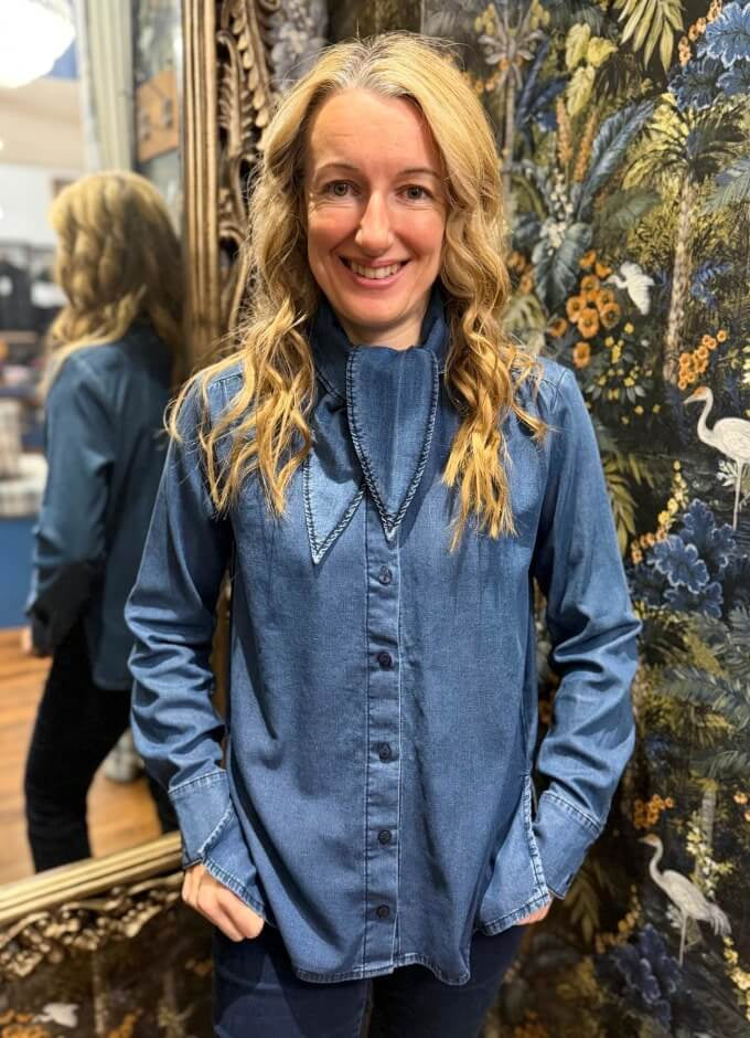 Lyocell Blouse | Denim