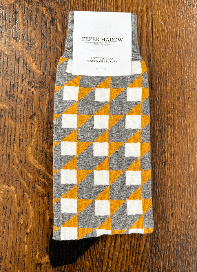 Peper Harow | Dimensional Men's Socks | Grey