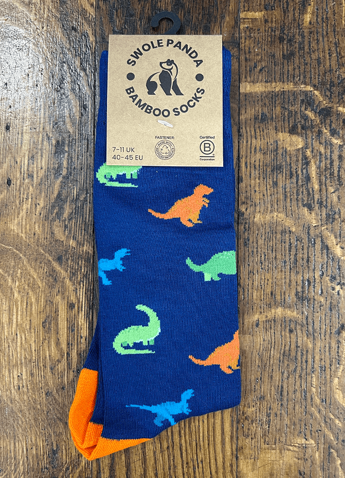 Swole Panda | Dinosaur Socks