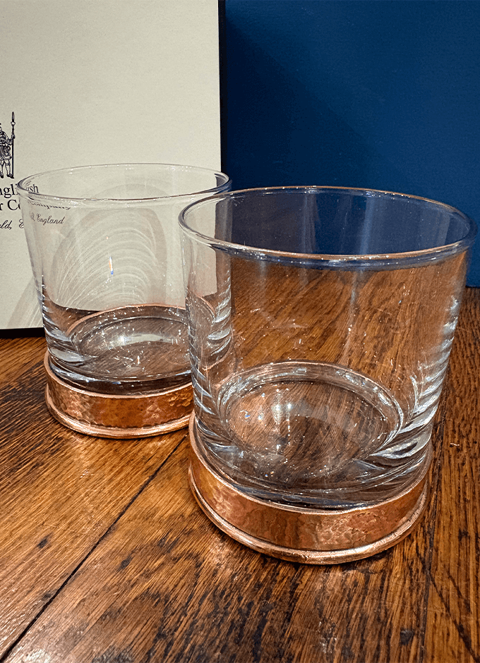 English Pewter | 11oz Whisky Glass Tumbler Set of 2