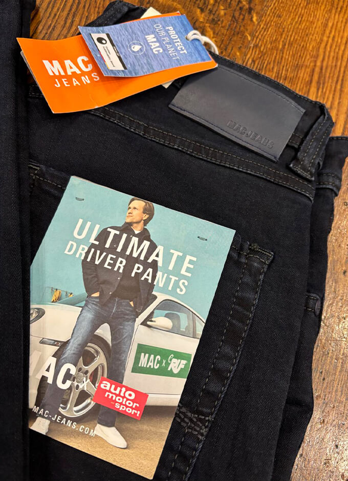 Driver Jean | Blue Black