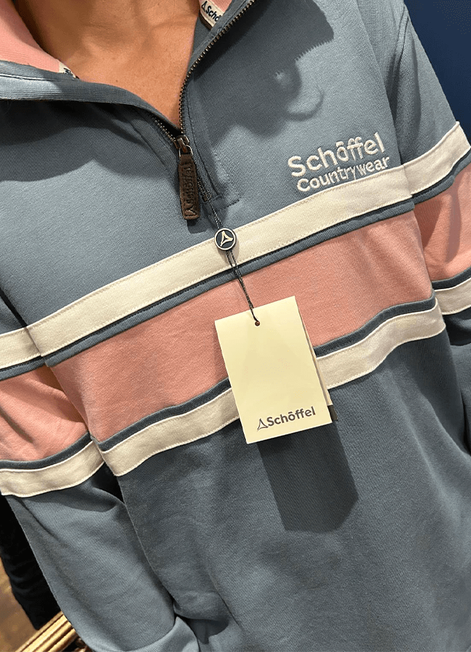 Exmouth Heritage Quarter Zip | Dark Blue