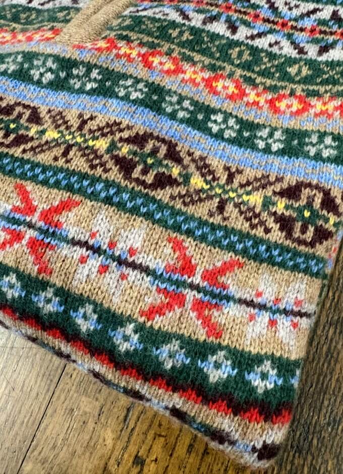 Men's Fairisle 1/4 Zip Jumper | Multi