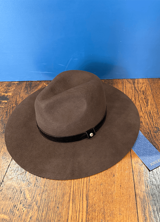 Joules | Grove Wool Fedora | Chocolate
