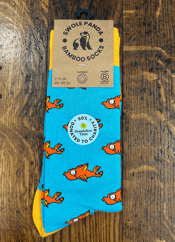Swole Panda| Guppy Fish Socks