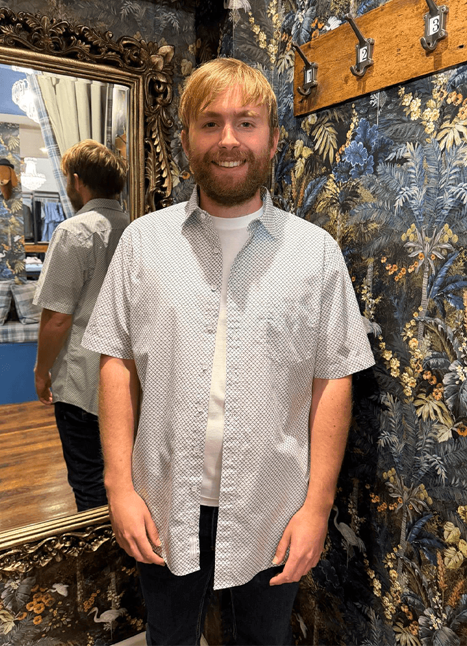 Fourviews Original Fit SS Shirt | Porcelain
