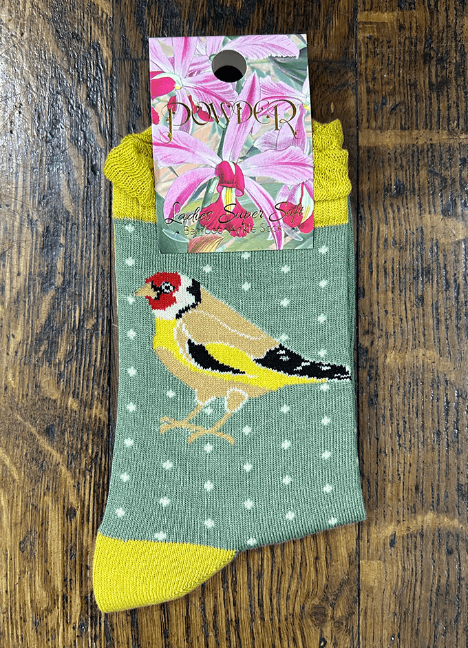 Ladies Ankle Socks | Goldfinch Sage