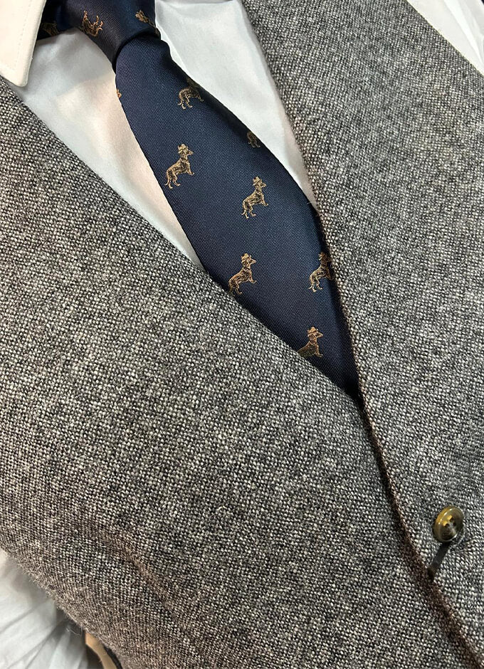 Grafton Grey Moon Tweed Waistcoat