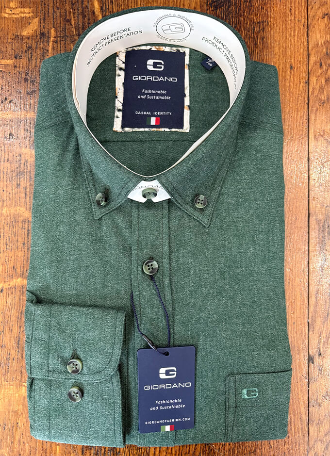 Button Down Shirt | Green
