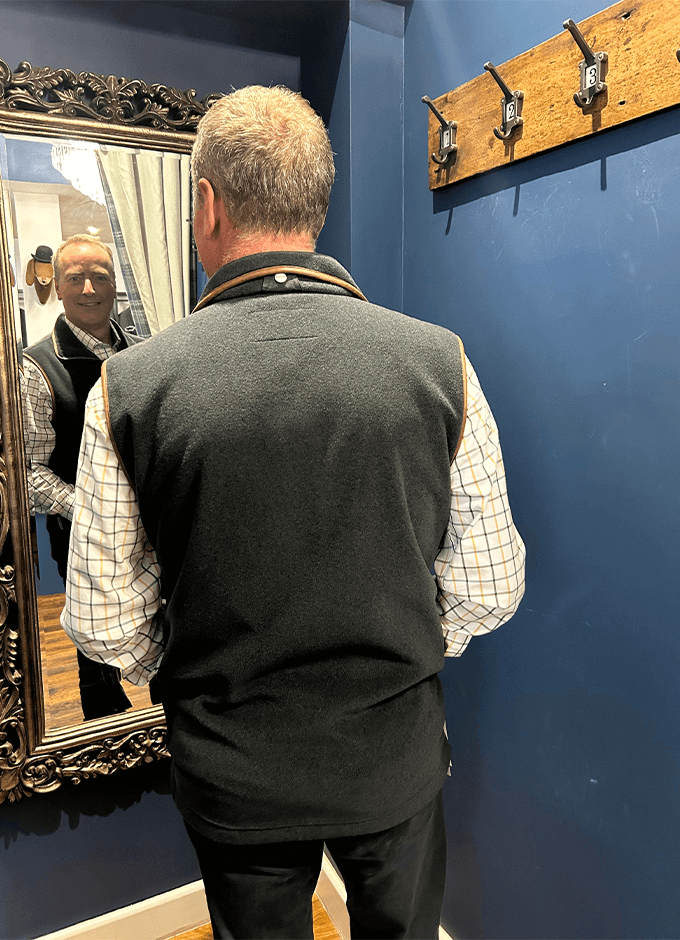 Oakham Fleece Gilet | Gunmetal Grey