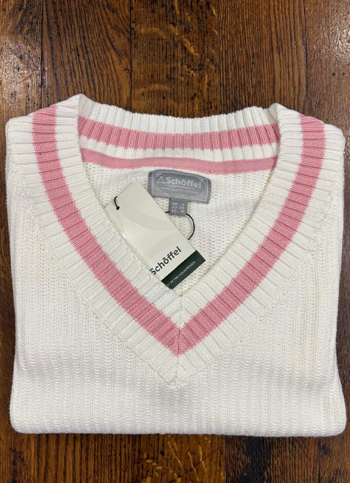 Hambledon Jumper | Soft White/Blush