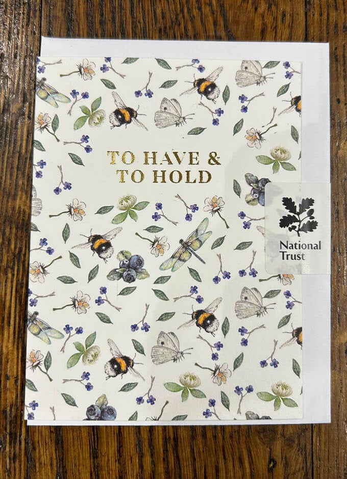 To have and To Hold Wild Flowers Card
