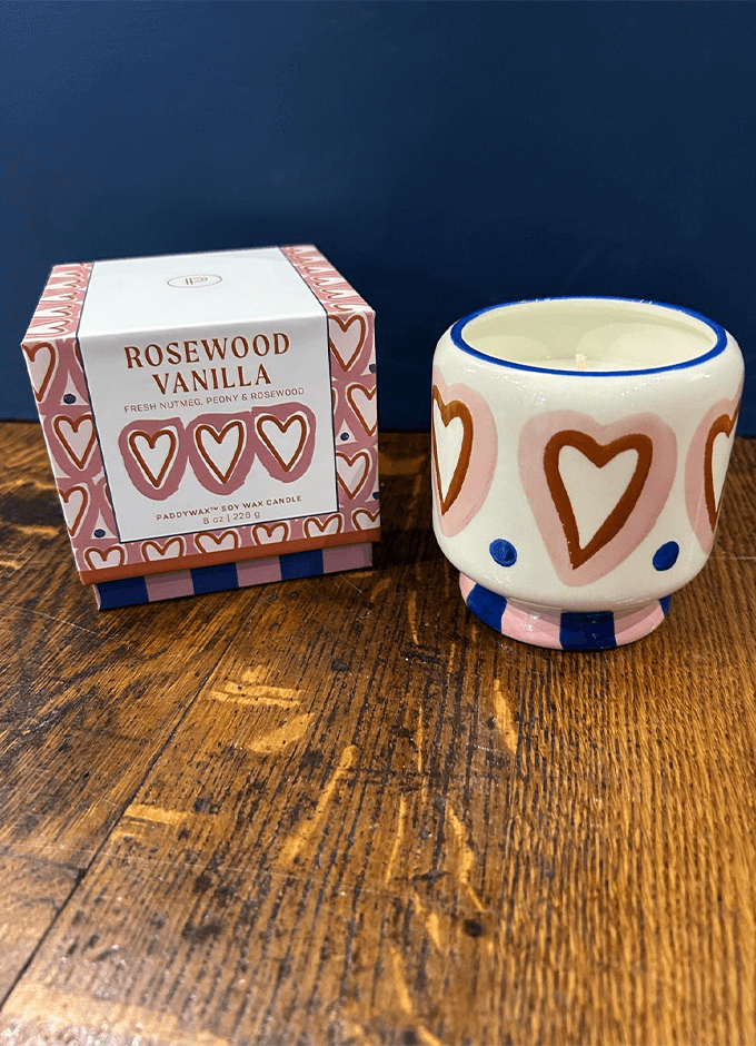 Dopo 226g Heart Ceramic Candle | Rosewood Vanilla |