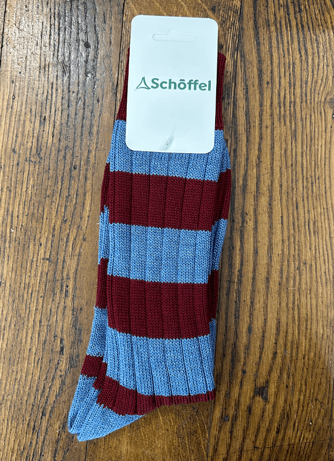 Hilton Rugby Socks | Redwood