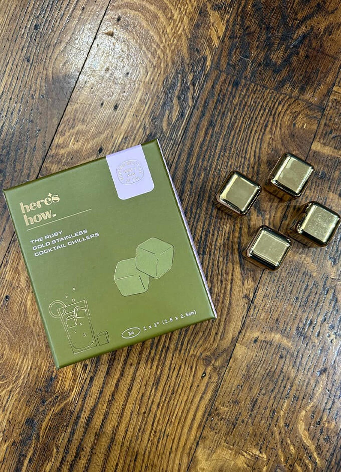 Ruby Cocktail Chillers | Gold