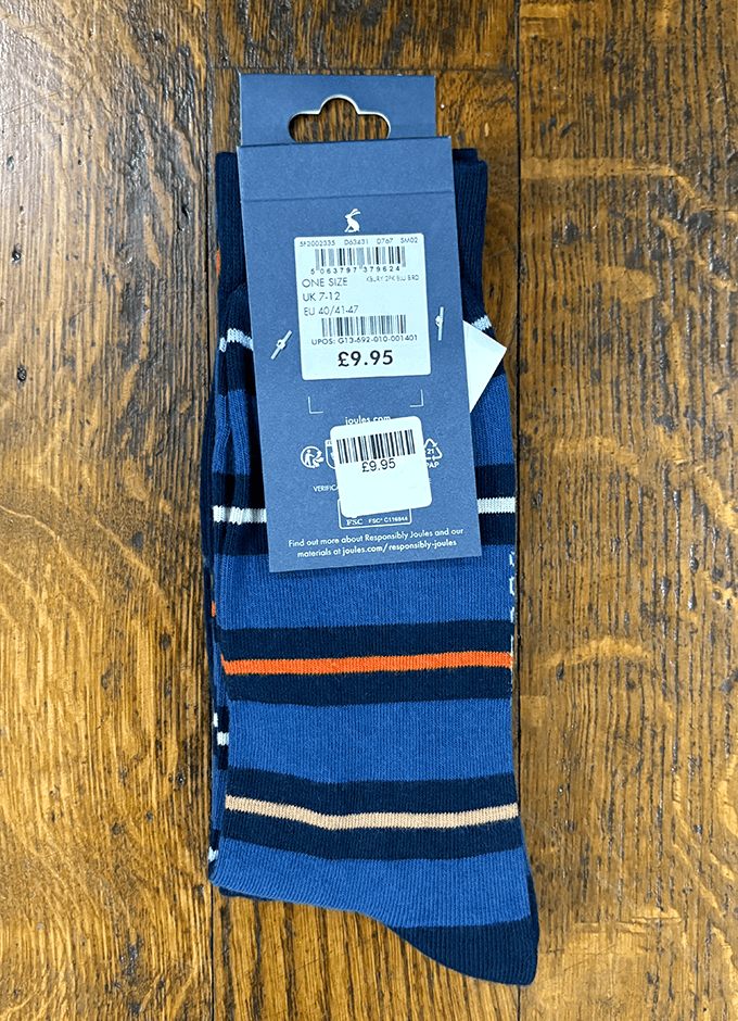 Kingsbury 2 Pack Socks | Navy Birds