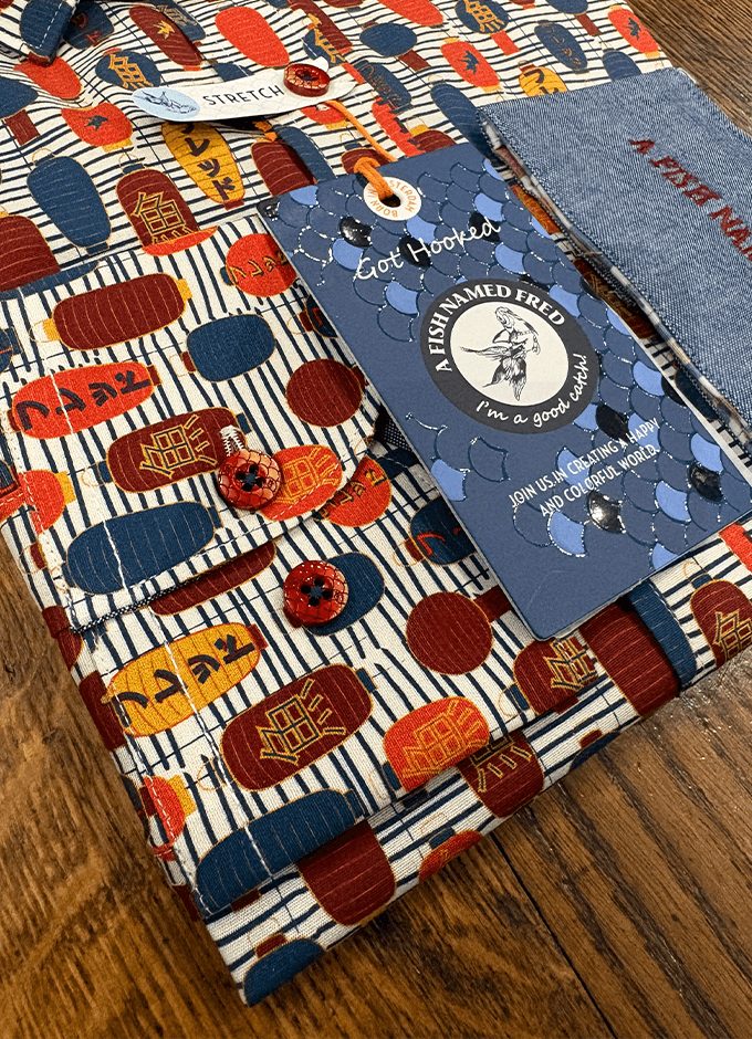 Lanterns Shirt LS | Multicolour Red