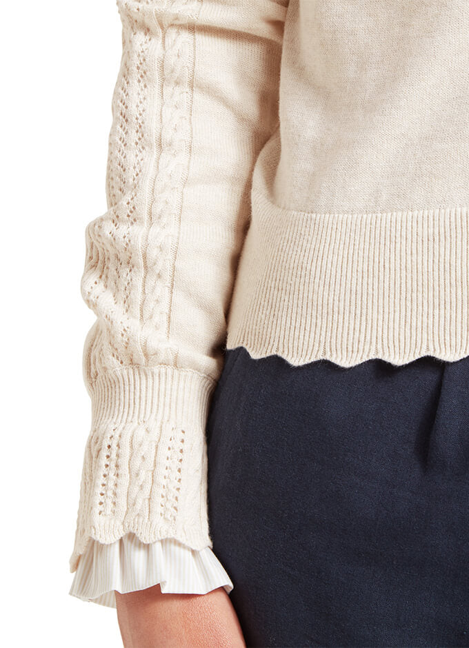 Leyburn Jumper | Dove