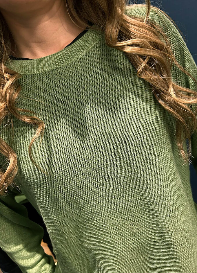 Ladies Pullover O Neck | Reed Green