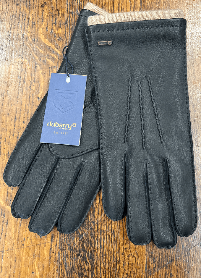 Lisryan Mens Leather Gloves | Black