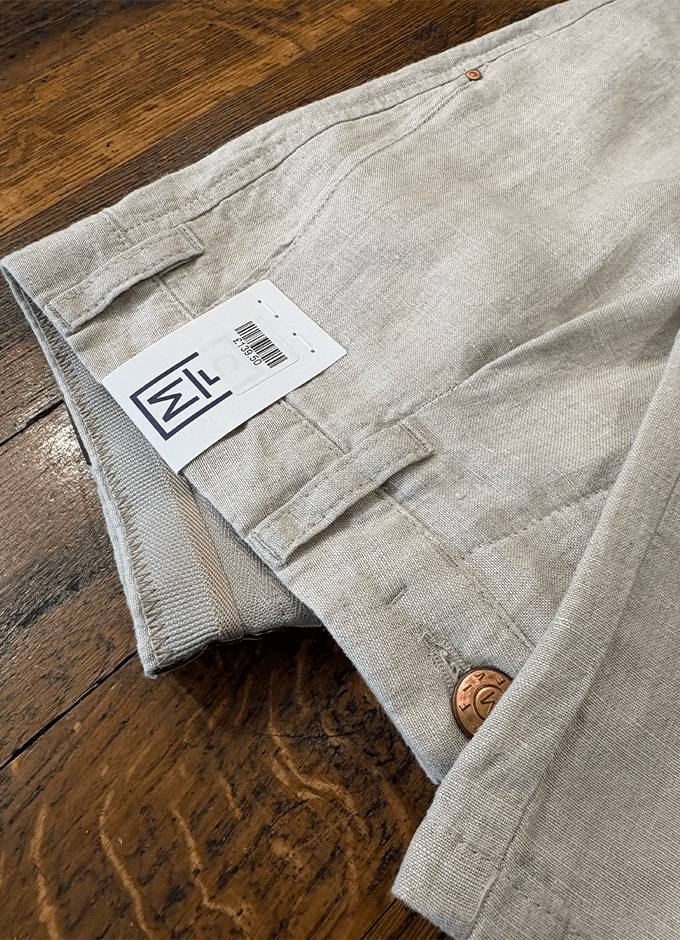 Linen M5 Trousers | Beige