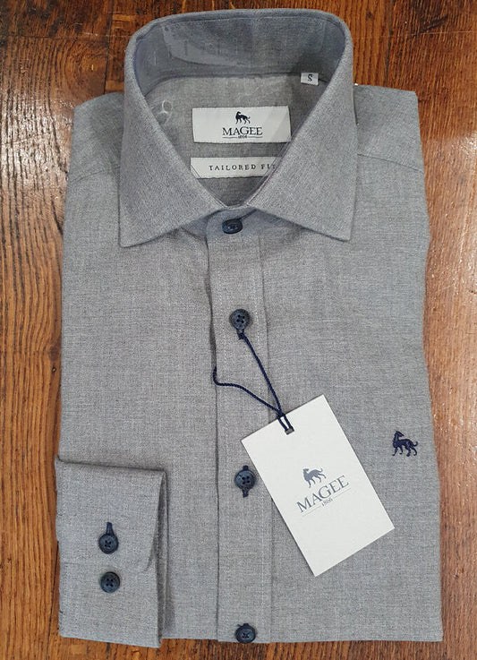 Dunross Cotton Shirt | Grey