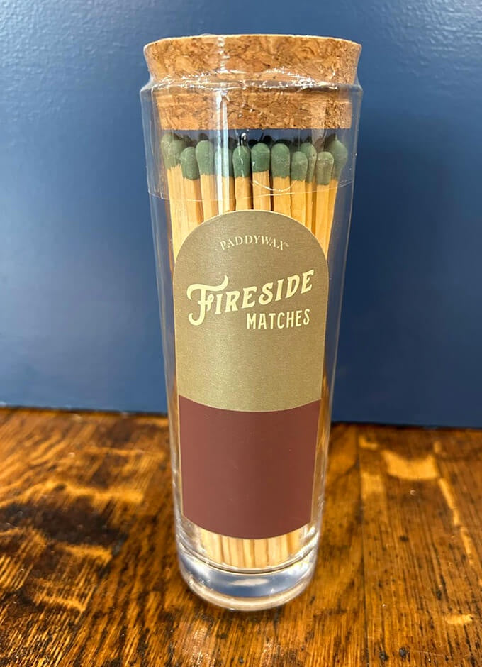 Fireside Safety Matches | Olive Green Tip