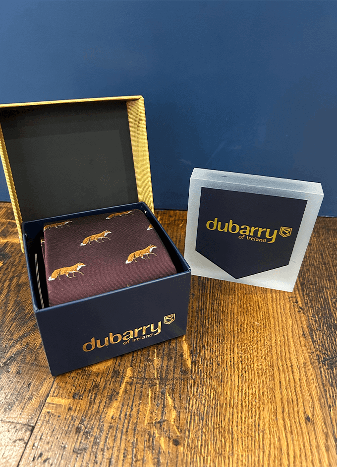 Kavanagh 100% silk woven tie | Merlot