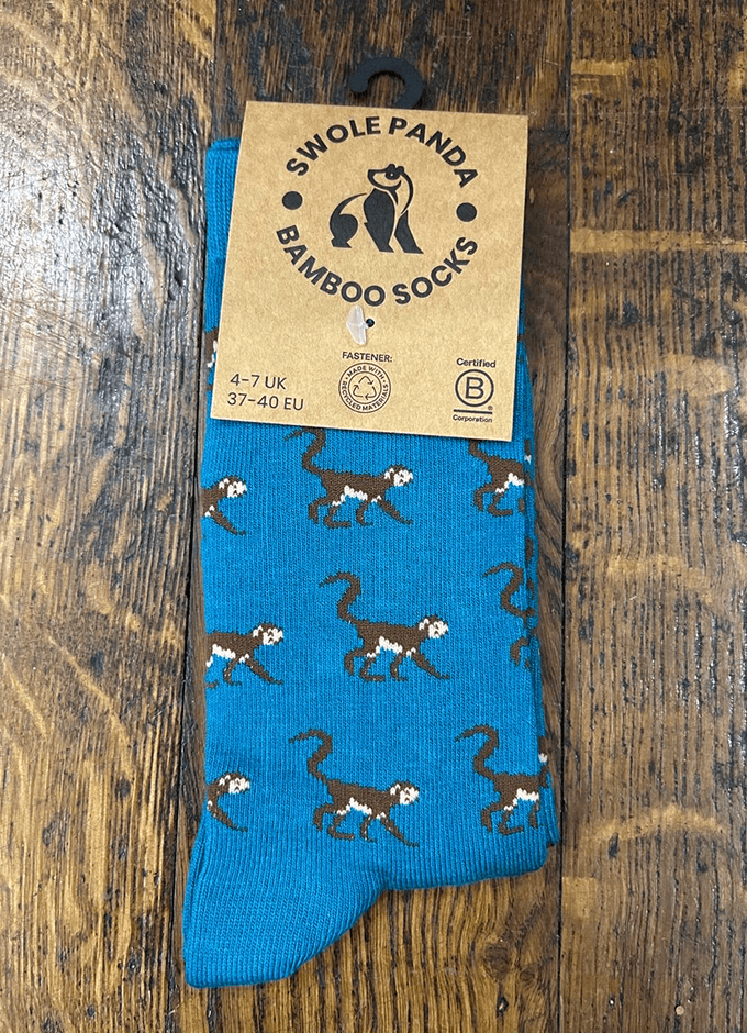 Swole Panda | Monkey Bamboo Socks